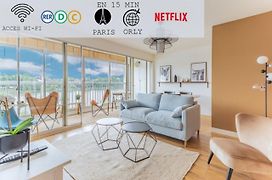 Appart'Hôtel Luminous Vue Seine- Paris 15min