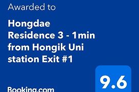 Hongdae Residence 3 - 1Min From Hongik Uni Station Exit #1