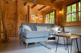 O Dan Y Coed Swedish Log Cabin With New 2024 Wood Fired Hot Tub