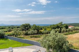Villa Posidonia Near Pula With Sea View And Surrounded By Olive Trees