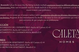 Caleta Homes - Ancha del Carmen