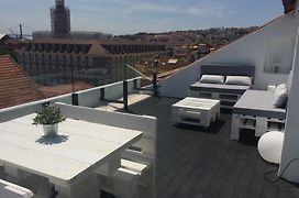 A Terrace On A Topfloor With A View