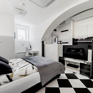 Black And White Studio Apartment Ljubljana Exterior photo