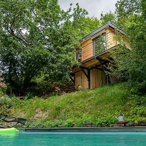 Villa Le Moonloft Insolite Tiny-House Dans Les Arbres & 1 Seance De Sauna Pour 2 Avec Vue Panoramique Osenbach Exterior photo