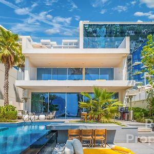 Five Palm Beach Villa - Three Floors, Private Pool, Jacuzzi Dubai Exterior photo