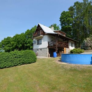 House With The Pool And Fenced Garden Great View At Trosky Castle Hnanice (Liberec) Exterior photo