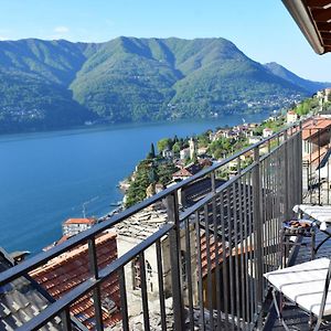 Romantic Home Stone With Amazing View Lake Of Como And Oleandra Laglio Exterior photo