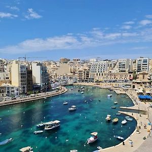 2 Bedroom Seafront Duplex Penthouse In The Heart Of Spinola Bay San Ġiljan Exterior photo