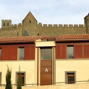 Hotel residencia la Barbacane Carcasona Exterior photo