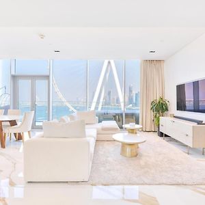 Lavish & Equipped Oceanfront 2 Bedroom Facing Ain Dubai Exterior photo