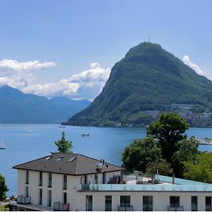 Apartment Residenza Cassarate Lago Lugano Exterior photo