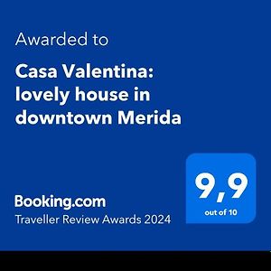Casa Valentina: Lovely House In Downtown Merida Exterior photo