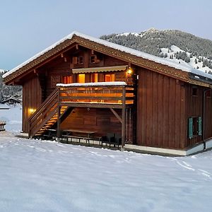 Alpenchalet Weidhaus Gstaad Ferienwohnung Im Dachstock, Studio Und Zimmer Im Eg Exterior photo