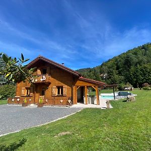 Villa Gite Chalet Avec Bain Nordique Et Piscine 11 Pers Hautes Vosges Plainfaing Exterior photo