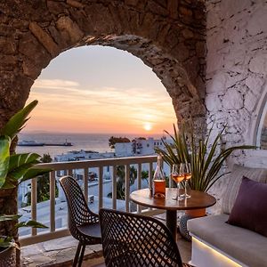 Yalos Hotel Sunset View Mykonos Town Private Rooms Exterior photo