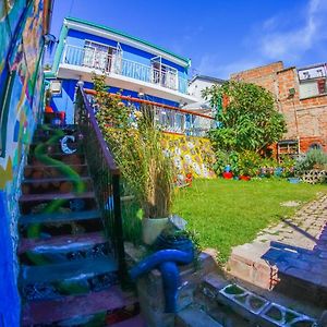 La Casa Azul Hostel Valparaíso Exterior photo