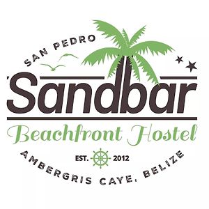 Sandbar Beachfront Hostel & Restaurant San Pedro  Exterior photo