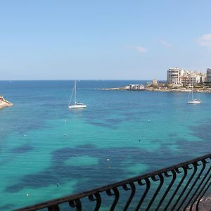 Spinola Bay Top Floor Seafront 3 Bedroom Apartment With Panoramic Sea Views - By Getawaysmalta San Julián Exterior photo